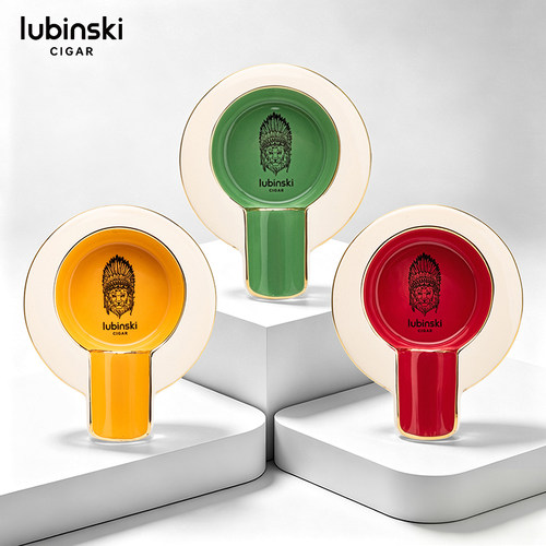 LUBINSKI烟具单人小型陶瓷烟灰缸