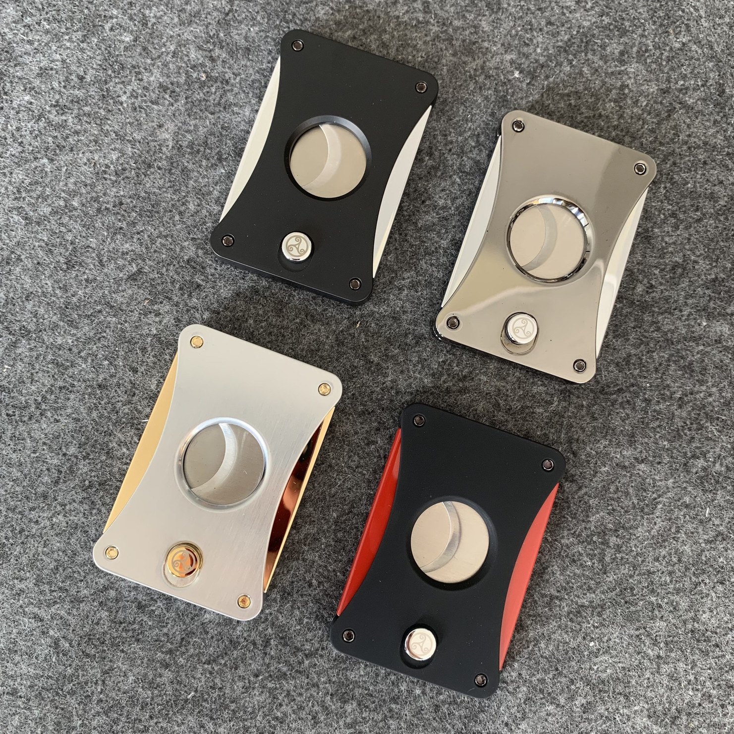 不銹鋼刀刃雪茄剪刀進口全金屬