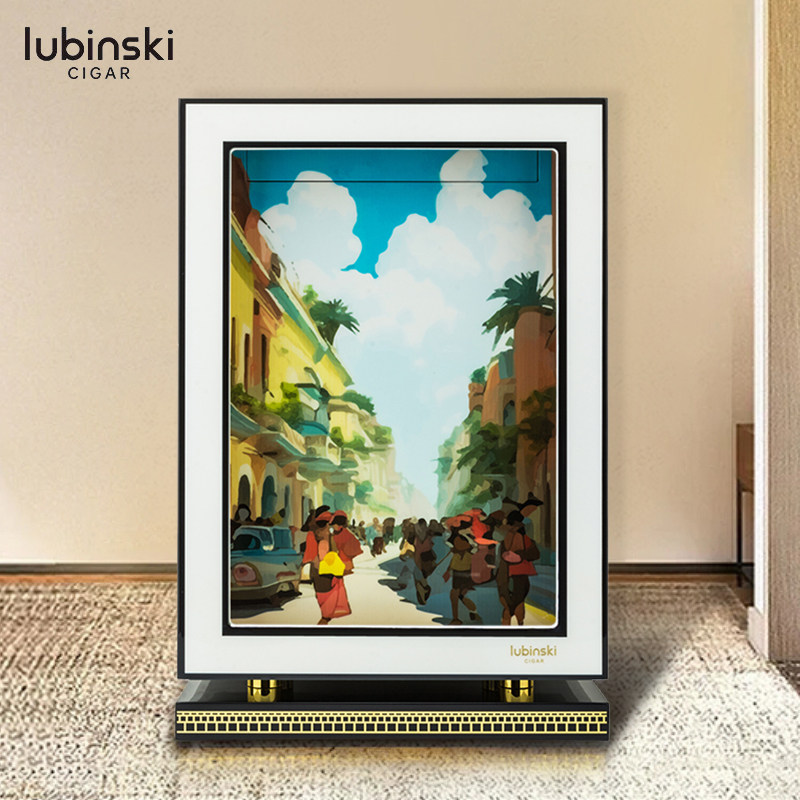 Lubinski鲁宾斯基立式雪茄保湿盒100支装雪松木雪茄盒可收藏茄标,ZIPPO/瑞士军刀/眼镜,烟盒,淘宝优惠券,粉丝福利购,淘宝优惠卷