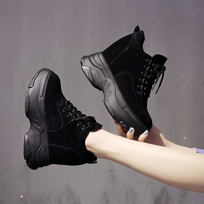 2021冬季新款10cm女鞋高跟内增高