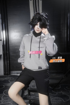现货时间煮衣男装cos第五人格泡泡袖囚徒电竞卢卡cosplay游戏服