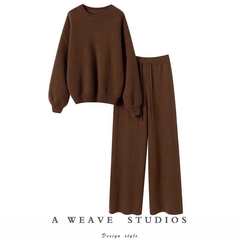 通勤理想型！越穿越爱~灯笼袖加厚纯羊绒衫女毛衣阔腿裤羊绒套装,女装/女士精品,羊绒衫,淘宝优惠券,粉丝福利购,淘宝优惠卷