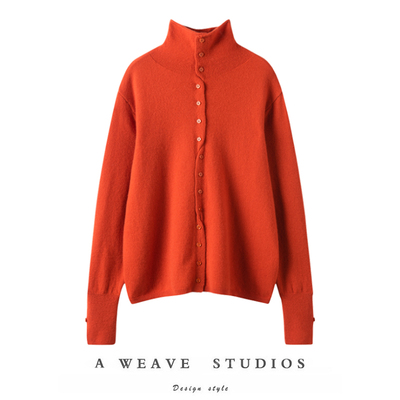 两穿高领针织打底衫女