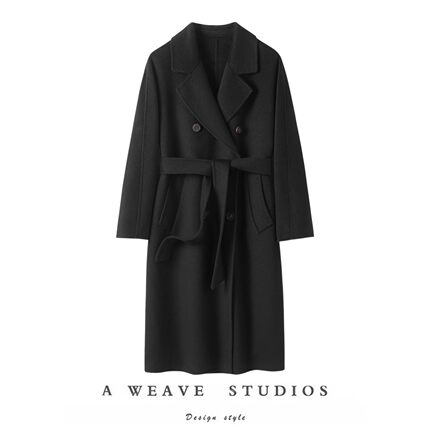 萨琪尼官方！镇店封神之作:大衣天花板100%山羊绒 经典101801大衣