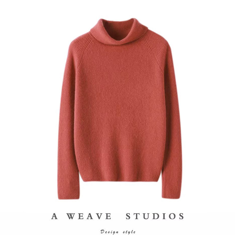 轻奢软糯百搭！纯山羊绒衫女高领抽条加厚宽松秋冬新款针织衫毛衣,淘宝优惠券,粉丝福利购,淘宝优惠卷