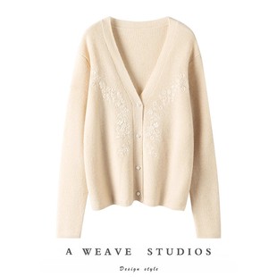 吊带连衣裙两件套 女针织V领开衫 秒收无悔 100%纯山羊绒套装