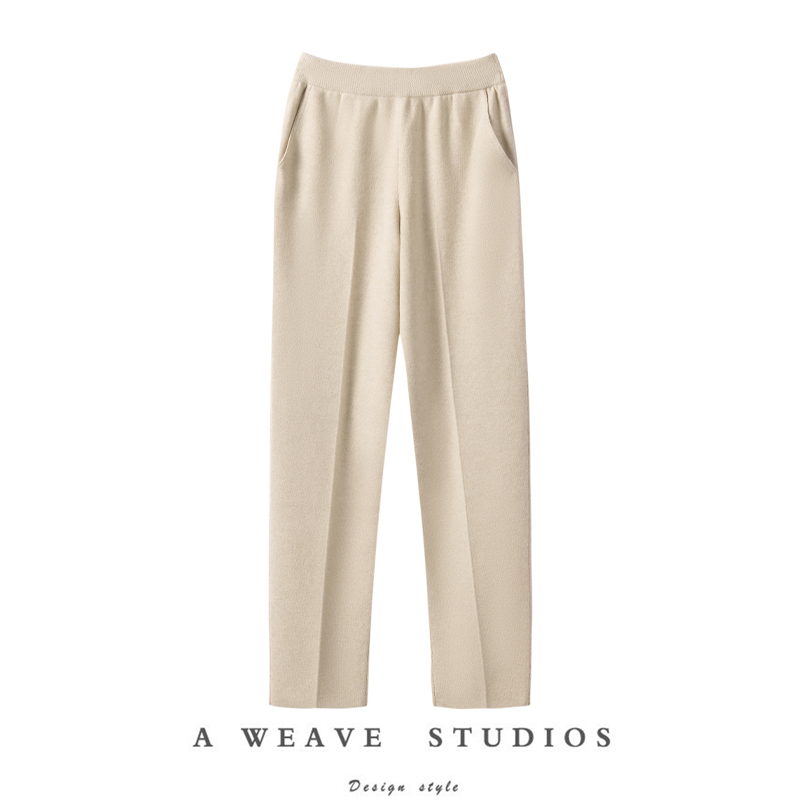 谁穿谁好看！新款纯山羊绒长裤女