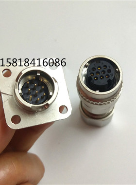 SM10S CM10-SP10S-M 安川三菱伺服电机编码器接头DDK-10芯插头