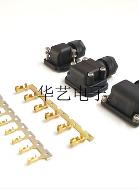 三菱伺服电机编码器接头1674320-1 MR-J3 2174053-1连接器SM-10P