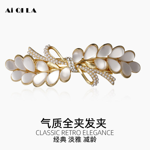 AIQILA新款发夹法式优雅蝴蝶结