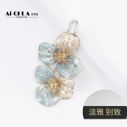 发夹花朵头饰刘海小巧