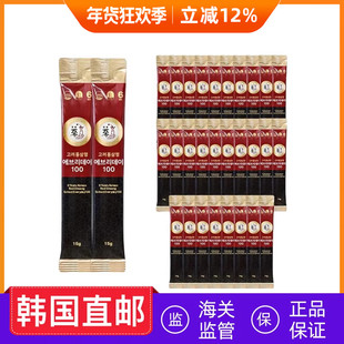 韩国直邮6年根丰年红参液口服液高丽红参浓缩30条100条