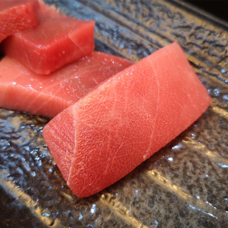 金枪鱼中脂chu-toro蓝旗超低温生鱼片黑鲔鱼中腹刺身300g吞拿鱼