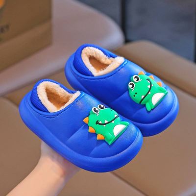 儿童防水棉拖鞋冬季男童宝宝
