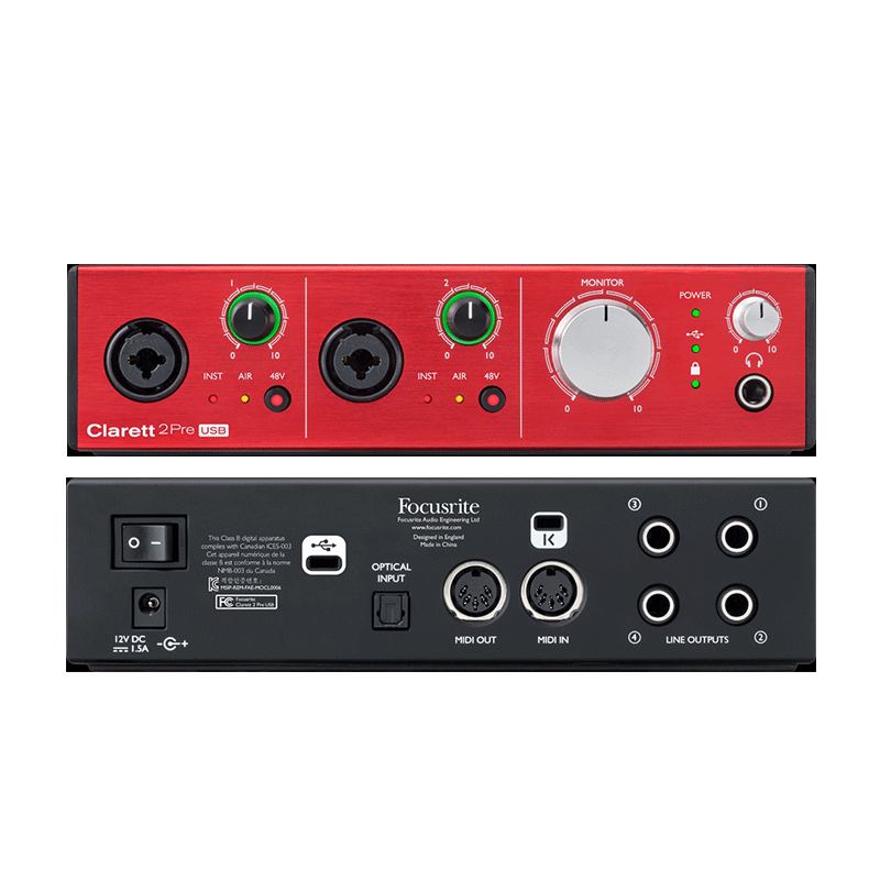 focusrite福克斯特usb声卡