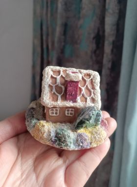 老货姜饼人 糖果屋瓶盖摆件