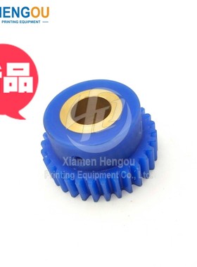 小森机铜芯齿轮 蓝色尼龙齿轮 L428 29 40 S40水辊齿轮 31齿
