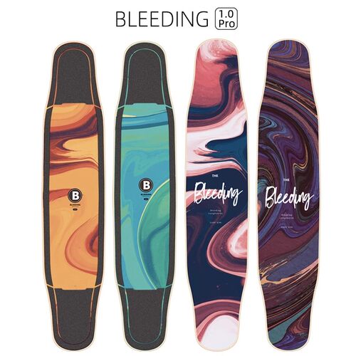 Bleeding长板专业板 初学者水星女生喵妖青少年成人星宿 四轮滑板