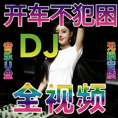 汽车载u盘歌曲高音质车用新款dj抖音9D环绕重低音劲爆音乐优盘