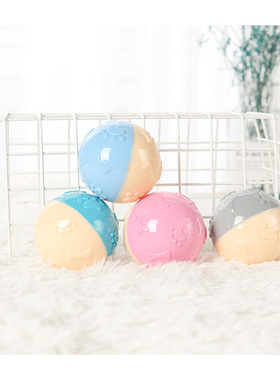 PSM狗玩具 宠物发声网球橡胶玩具 磨牙洁齿互动训练网球 厂家直销