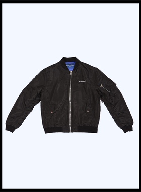 BrokenSword 欧美街头嘻哈液态双面穿夹棉飞行员Bomber夹克男女