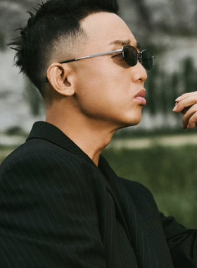 BrokenSword 欧美嘻哈hiphop高级复古全框尼龙墨镜男女可配近视