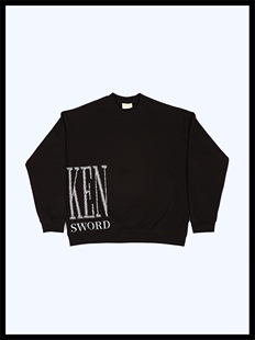 BrokenSword 欧美街头简约基础400G重磅宽松圆领卫衣情侣男女同款