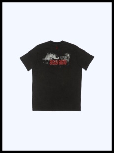 BrokenSword 欧美宽松嘻哈美式vibe街头水洗vintage宽松短袖T恤男