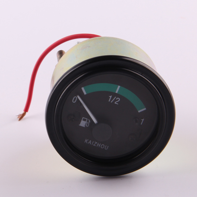 12V 24V 油位表 电磁式柴油机油量表 55MM 安装机身