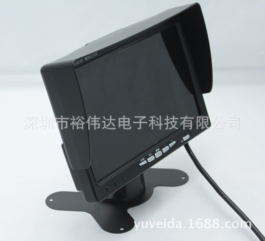7寸大巴车公交车液晶显示器,支架台式显示器,车载监视器宽电压