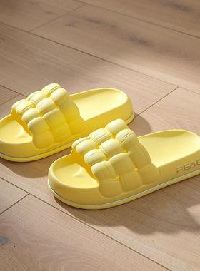 厚底拖女43118夏外穿2024新款内家鞋居室滑踩屎感凉防拖鞋女士夏