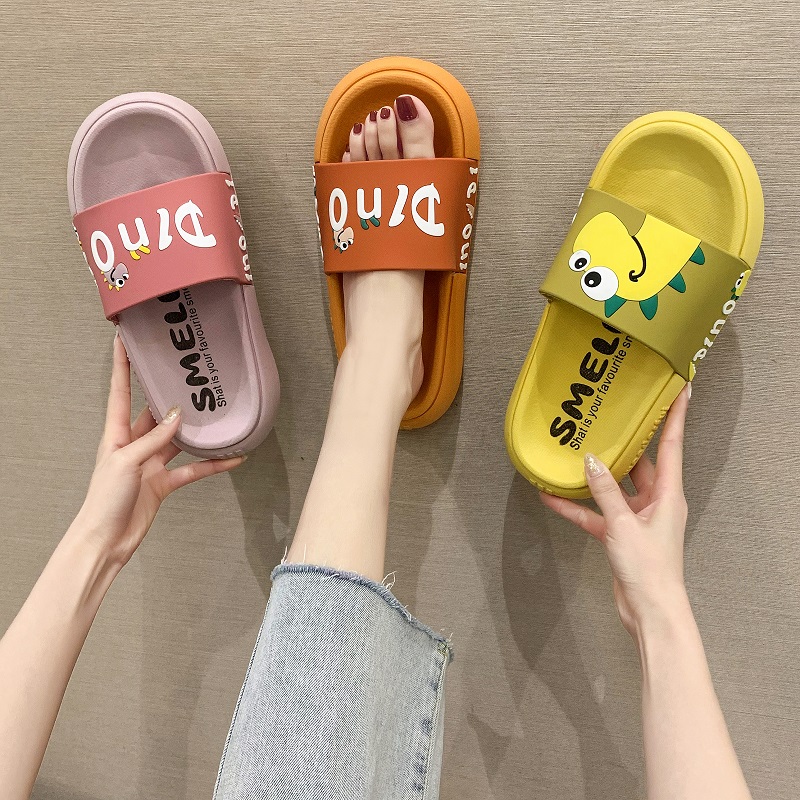 可爱凉拖厚底百搭ins潮家用情侣