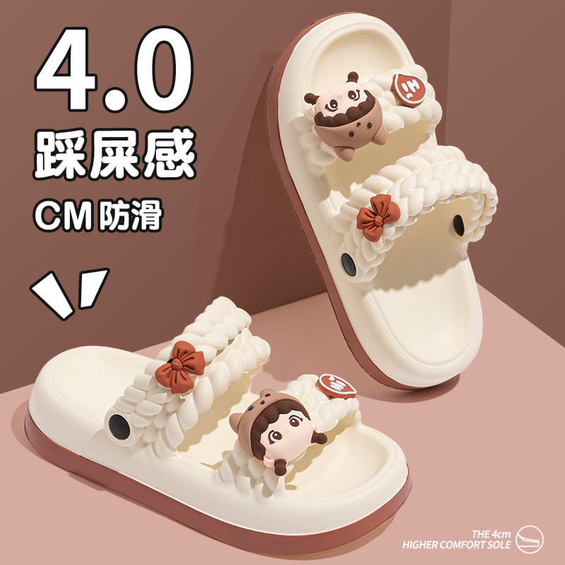 可爱小女孩防滑两穿凉鞋