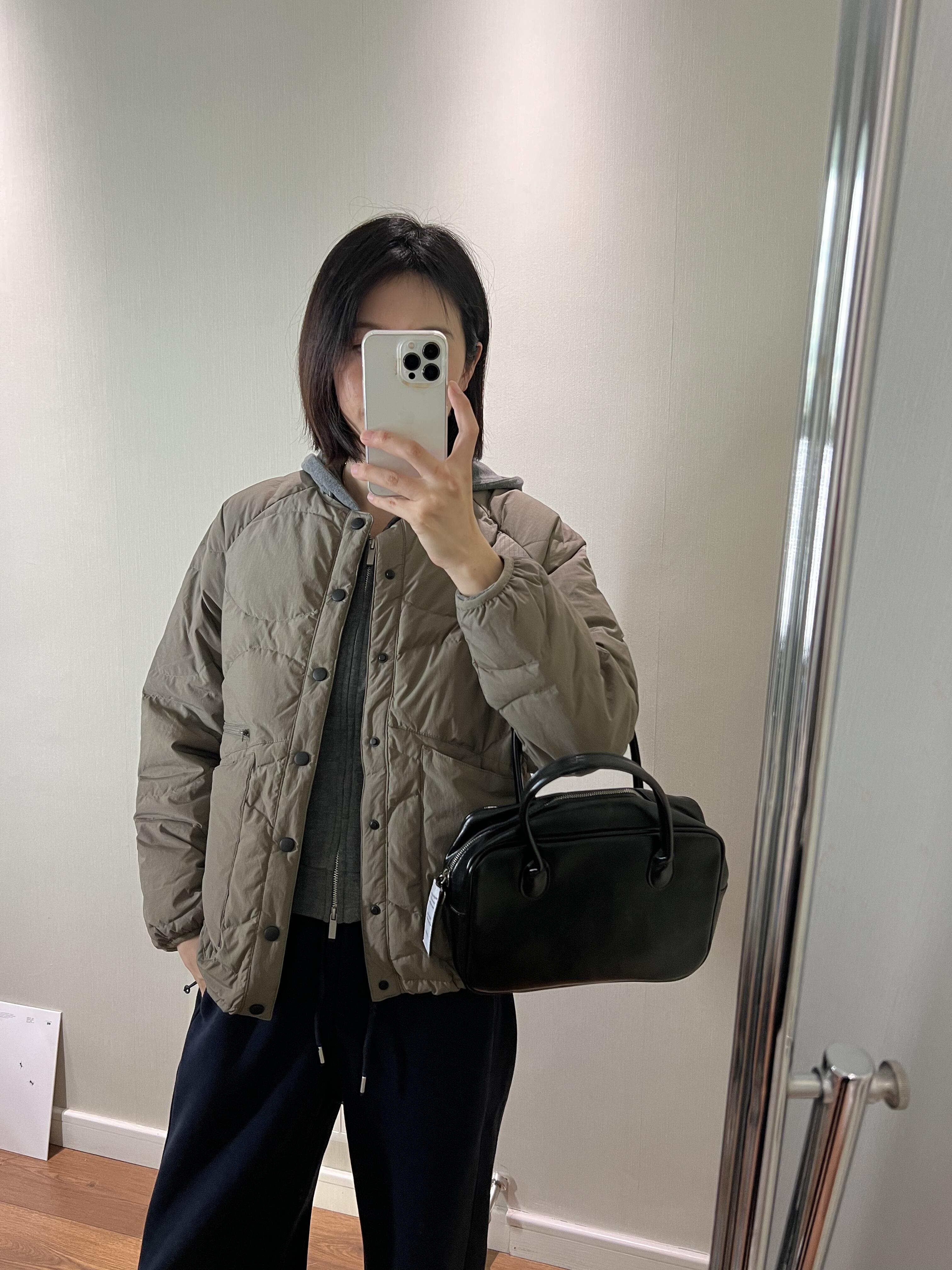 wenlustore冬季新款葫芦珩线设计山系户外90白鸭绒羽绒服外套女