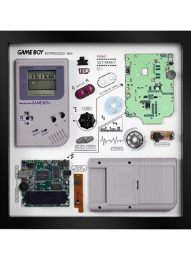 Gameboy1989 GBO初代游戏机拆解装饰画框经典超级玛丽俄罗斯方块
