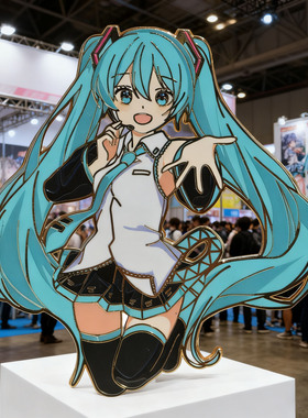 二次元动漫初音胸针徽章
