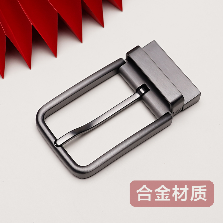 梵森娅单扣头3.5cm合金腰带头