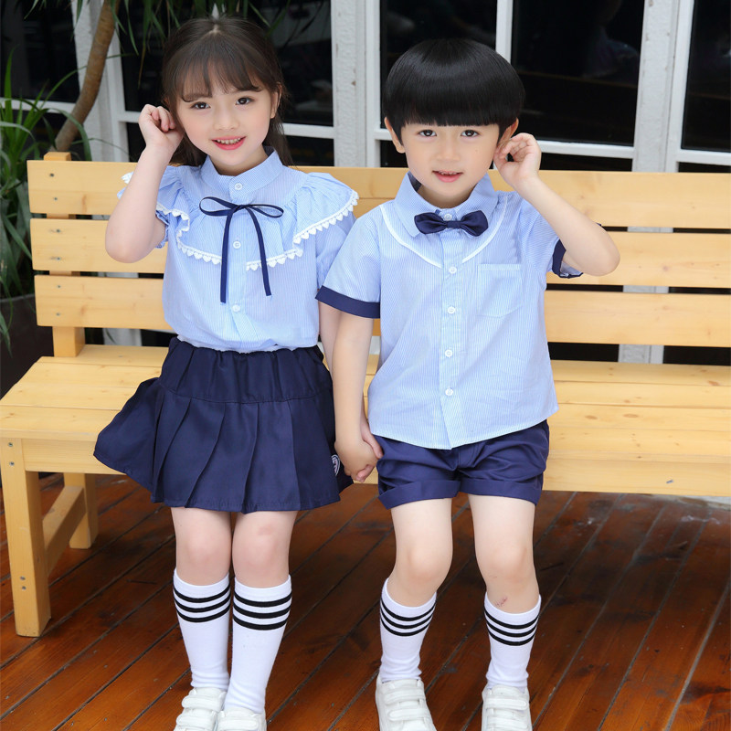六一儿童演出服男女童礼服表演服套装小学生校服园服背带裤合唱服