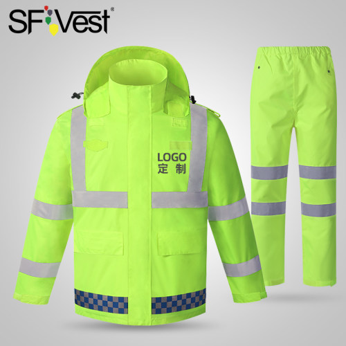 SFVest专利交通雨衣反光安全