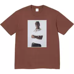 24Fw Tyler the Creator Tee Tyler Portrait Photo Print Short-Sleeved T-Shirt for Men and Women as a Base Layer