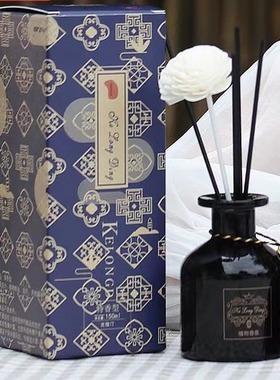 克隆汀植物精油栀子花香熏无火滕条家居香薰摆件持久留香