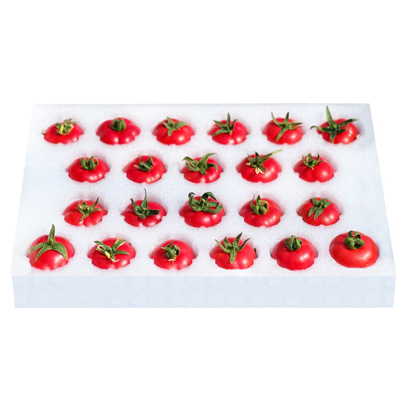 定制款定制西红柿托水果物流包装填充海绵内衬防压防撞EPE珍珠棉