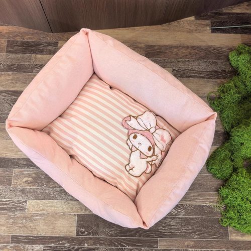 棉麻布料全可拆洗原创宠物沙发窝