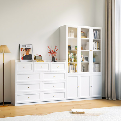 可比熊旗舰店实木斗柜家用抽屉柜