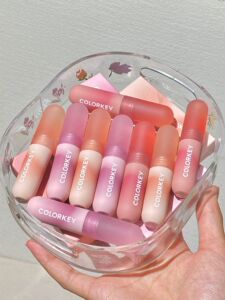 colorkey珂拉琪小彩蛋唇泥唇釉丝绒哑光雾面灰粉色显白口红小众女
