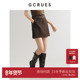 GCRUES商场同款 复古咖色半身裙女2025秋冬百搭a字短裙G09D07A0162