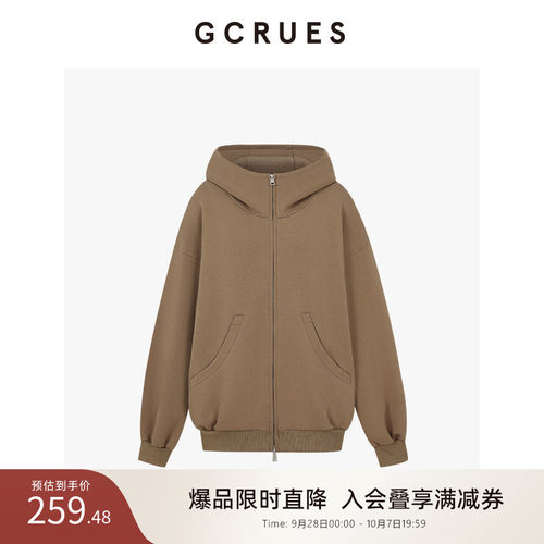 GCRUES美式复古外套连帽