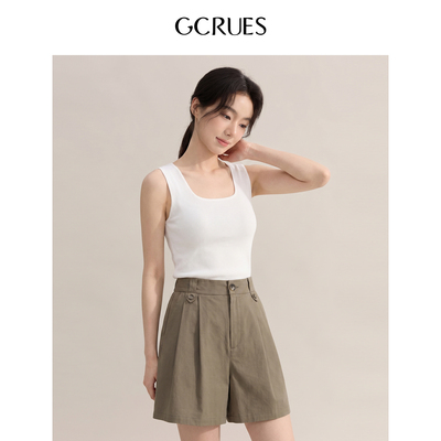 GCRUES简约百搭针织背心女2026春