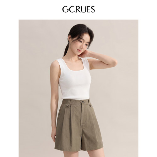 GCRUES简约百搭针织背心女2026春