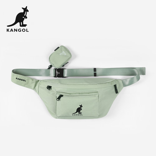 KANGOL韩系百搭斜挎腰包